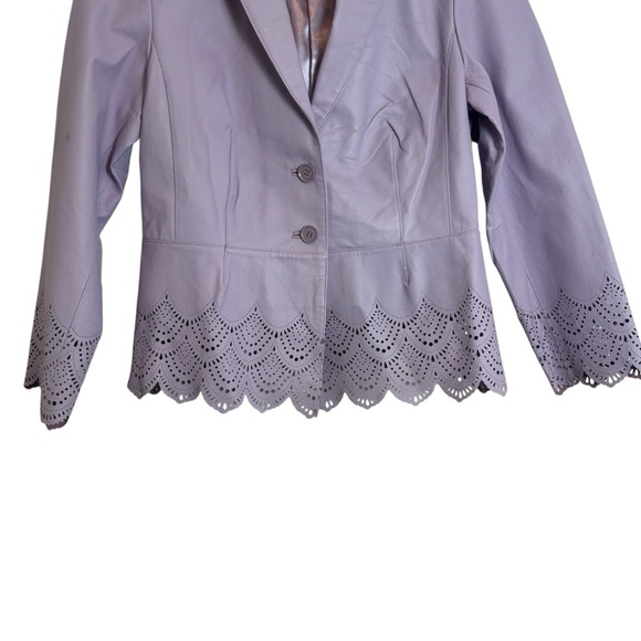 Terry Lewis Jacket Women's Size Medium Lavender - Picture 3 of 7